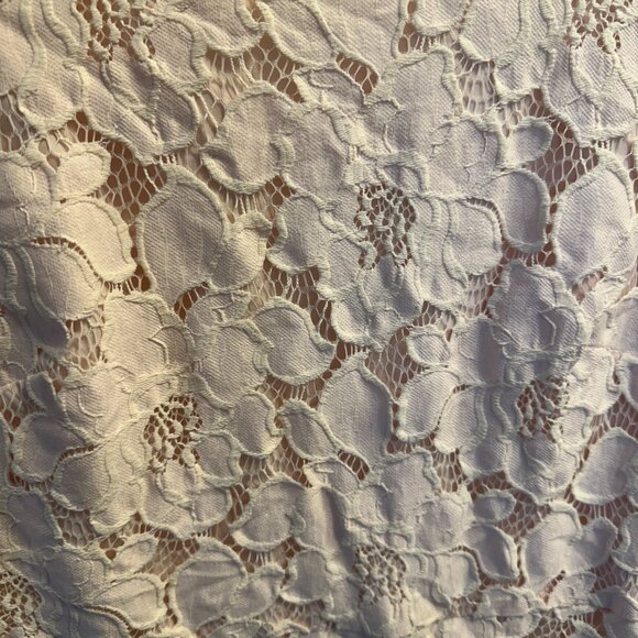 Tommy Hilfiger Blush Lace Cap-Sleeve Sheath Dress Women’s 14 - Picture 5 of 6